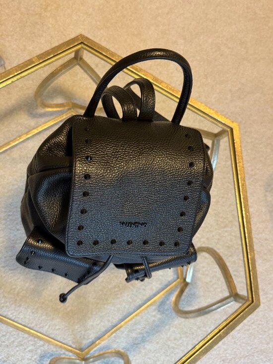 Valentino NWT Rock Stud Backpack with Dust Bag Black Leather MSRP $995 main image 8